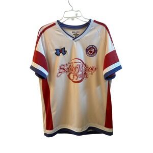 BoxLunch Exclusive Sailor Moon Crystal Soccer Jersey Size Large